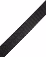 Black Logo Monogram Silver Metal Buckle Belt 5