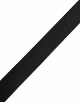 Black Calf Leather Gold Metal Buckle  Belt 4
