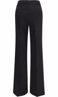 Black Wool Flared Pants 2