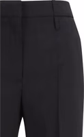 Black Wool Flared Pants 3