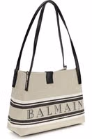 Beige Cotton Shoulder Bag 2