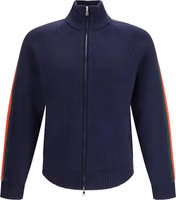 Blue Wool Full-Length Jacket 1