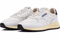 White Leather Athletic Sneakers 2