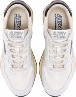 White Leather Athletic Sneakers 4