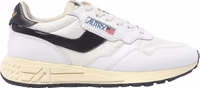 White Leather Low Top Sneakers 1