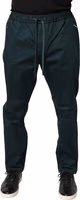 Green Cotton Skinny Men Jogger Trouser Pants 1