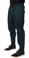 Green Cotton Skinny Men Jogger Trouser Pants 2