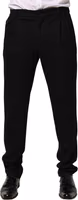 Black Wool Skinny Men Dress Trouser Pants 1