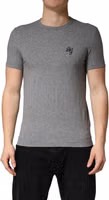 Gray DG Logo Crew Neck Men Underwear T-shirt 1