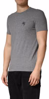 Gray DG Logo Crew Neck Men Underwear T-shirt 2