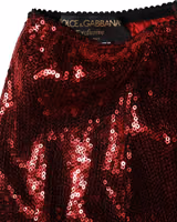 Red Sequin Embellished High Waist Girdle Underwear 2