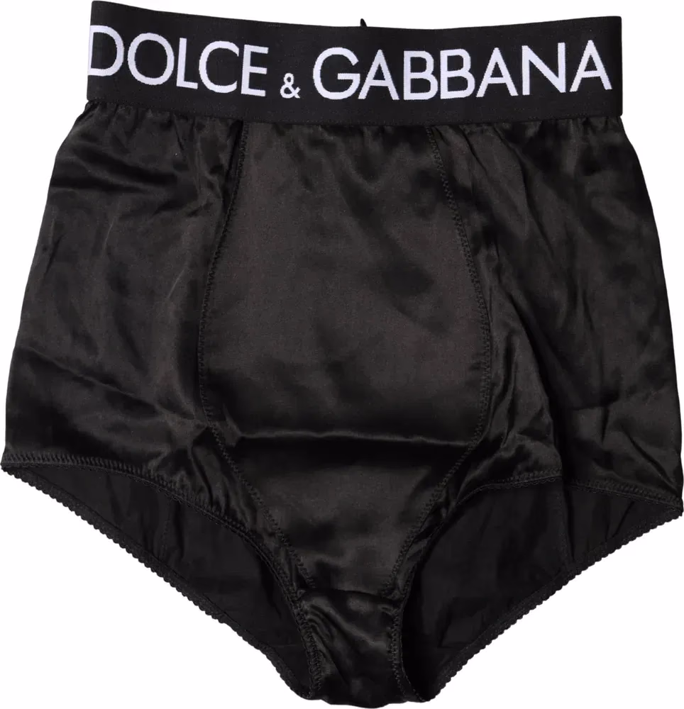 Black Logo Girdle High Waist Panty  Underwear