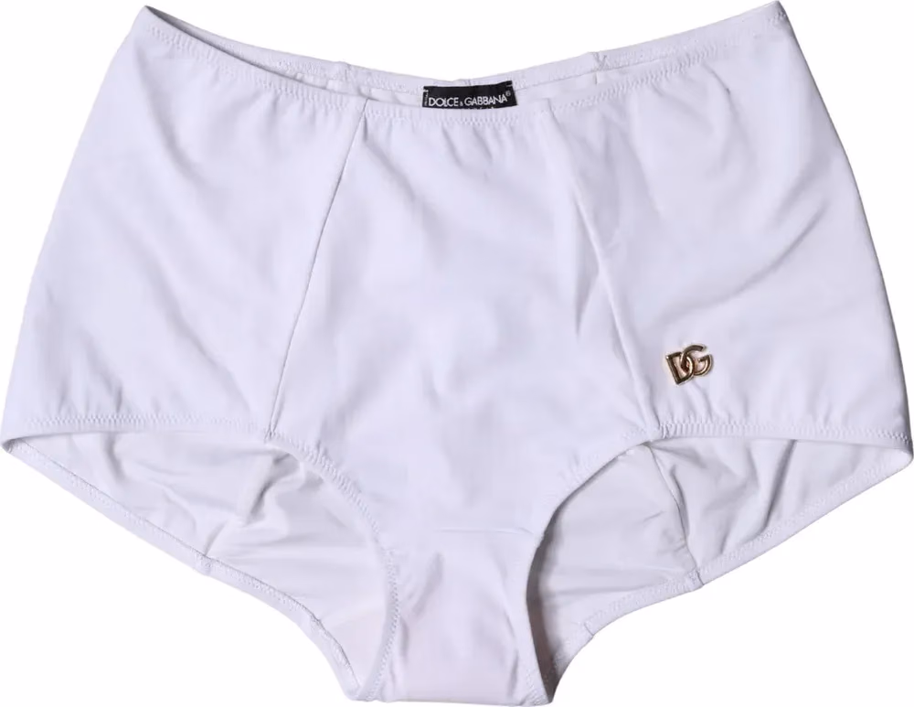 White Logo Girdle High Waist Panty Underwear