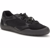 Black Polyester Athletic Sneakers 2