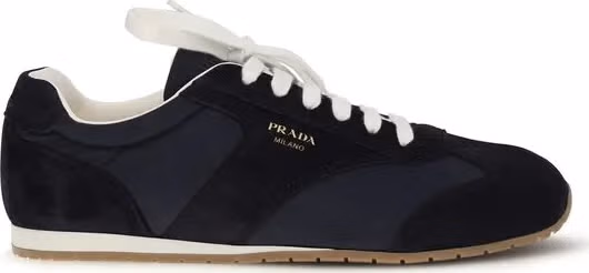 Blue Calf Leather Bos Taurus Athletic Sneakers