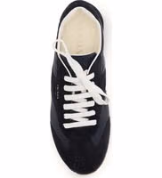 Blue Calf Leather Bos Taurus Athletic Sneakers 4