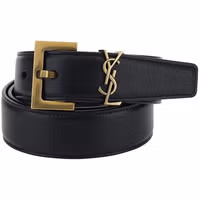 Black Calf Leather Bos Taurus Regular Belt 1