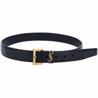 Black Calf Leather Bos Taurus Regular Belt 2