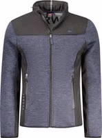Blu Polyester Men Jacket 1