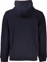 Blue Cotton Men's Hooded Sweatshirt 2