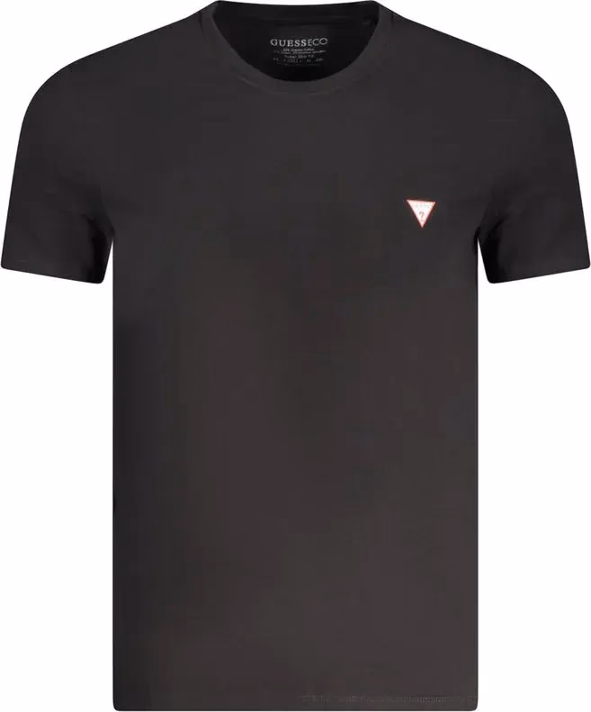 Black Cotton Men's T-Shirt
