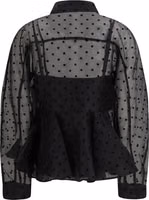 Black Recycled Polyester Pattern Shirt 2