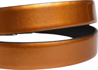 Men Brown Classic Leather Metal Buckle Belt 4
