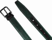 Men Green Lurex Polyester Metal Buckle Belt 5