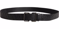 Men Black DG Logo Polyester Metal Buckle Belt 2