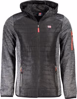 Grigio Polyester Men Jacket 1