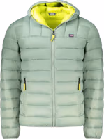 Green Polyamide Men Jacket 1