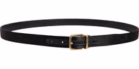 Men Black Classic Viscose Metal Buckle Belt 2