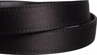 Men Black Classic Viscose Metal Buckle Belt 4