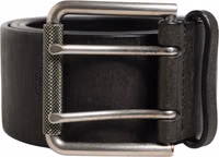Men Black Classic Leather Metal Buckle Belt 1