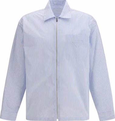 Blue Polyamide Pattern Shirt