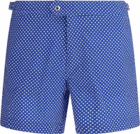 Blue Polyester Short And Mini Shorts 1