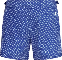 Blue Polyester Short And Mini Shorts 2