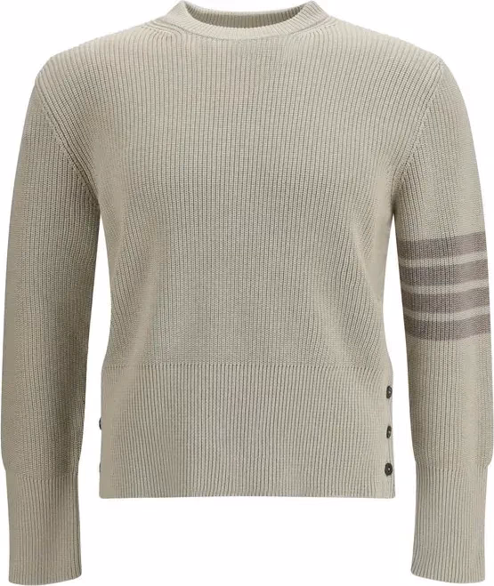 Beige Cotton Sweatshirt
