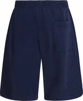 Blue Cotton Bermuda Shorts 2