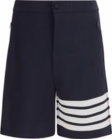 Blue Viscose Bermuda Shorts 1