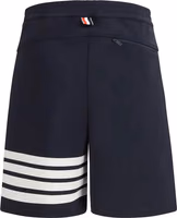 Blue Viscose Bermuda Shorts 2