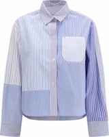 Blue Cotton Pattern Shirt 1