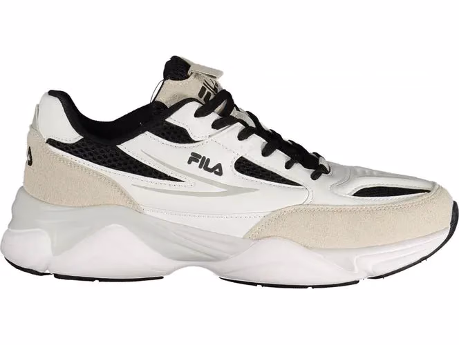 White Polyurethane Men Sneaker