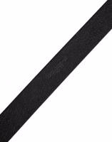 Men Black Calf Leather Metal Buckle Belt 5