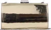 Gold Leather Clutch Bag 1