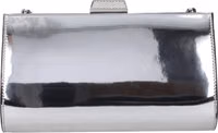 Gray Leather Clutch Bag 3