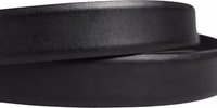 Men Black Classic Leather Metal Buckle Belt 4