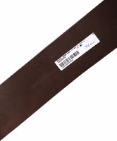 Brown Leather Wide Waist Metal Round Belt 5