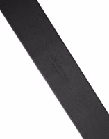 Men Black Classic Leather Metal Buckle Belt 5