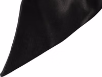 Black Silk Satin Sash Wide Waist Women Belt 4